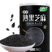 9日0点！十月稻田 醇香熟黑芝麻 500g
