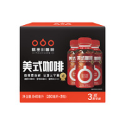 隅田川咖啡 即饮美式风味低脂黑咖啡饮料 280ML*3瓶