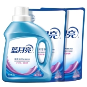 蓝月亮洗衣液4斤装 深层洁净机洗1kg瓶+500g*2袋薰衣草香