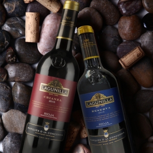西班牙原瓶进口红酒 LAGUNILLA拉古尼拉葡萄酒 里奥哈法定产区DOCa级 陈酿干红单瓶750ml