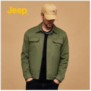 Jeep 吉普 秋季外套男2021新款男士高级感成熟青少年休闲潮流帅气