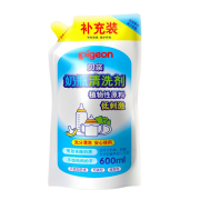 贝亲（Pigeon） 新生儿奶瓶清洗剂 婴儿果蔬清洁餐具清洁液 宝宝玩具清洗液儿童洗洁精 1袋600ML