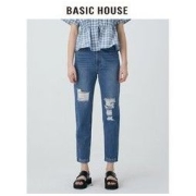 百亿补贴：BASIC HOUSE 百家好 女士九分牛仔裤 HVDP321G