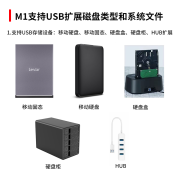 雷克沙（Lexar） 轻NAS个人家用网络云存储网盘外置硬盘服务器阵列盒时光机支持远程访问自动备份 M1时光机  黑