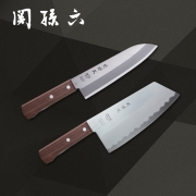 贝印（KAI）日本原装进口关孙六厨房菜刀轻便多用斜口切菜刀中华刀三德刀日式厨刀刀具套装