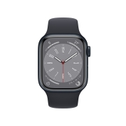 Apple Watch Series 8 智能手表GPS款41毫米午夜色铝金属表壳午夜色运动型表带 MNP53CH/A