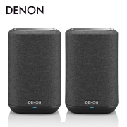 天龙（DENON）HOME150*2 家庭音响 家庭无线智能音响系统 立体声对WiFi蓝牙USB 多房间音乐组合音响（黑色）