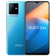 vivo iQOO Z6x 6000mAh巨量电池 44W闪充 5000万像素 5G全网通智能手机 6GB+128GB蓝冰 官方标配