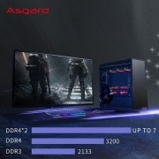 阿斯加特（Asgard） 台式机内存条 16G DDR4 3200 弗雷系列-钛银甲