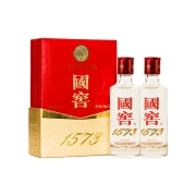 泸州老窖 国窖1573小酒礼盒装52度50ml*2瓶浓香型白酒高端送礼