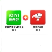 iQIYI 爱奇艺 vip黄金会员年卡12个月+京东plus年卡