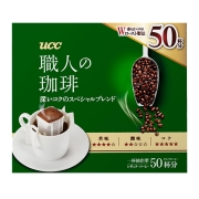 【进口】日本株式会社UCC悠诗诗职人挂耳咖啡粉深厚浓郁7g×50袋