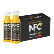 88VIP会员:NONGFU SPRING 农夫山泉 NFC橙汁果汁饮料300ml*24瓶鲜果冷压榨