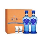 YANGHE 洋河 海之蓝礼盒 42度480mL*2瓶 绵柔白酒