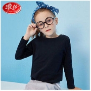 Langsha 浪莎 儿童100%纯棉长袖T恤