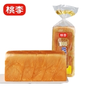 有券的上：桃李1995 方包吐司350g*4件 奶香原味