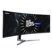 三星（SAMSUNG） 49英寸带鱼屏 双2K超宽 120Hz HDR QLED量子点曲面电竞显示器 玄龙骑士 C49RG90SSC