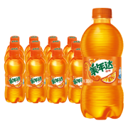 京东极速版：美年达 橙味300ml*12瓶