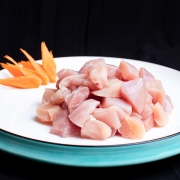 同德义利 白羽鸡 鸡腿肉丁 1kg/袋 圈养 鸡腿肉块 鸡肉块 宫保鸡丁辣子鸡丁清真食品