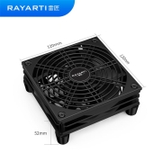 雷匠（RAYARTI）清风120 光猫/路由器/电视机顶盒散热器（大风量/USB接口/双面防护网）