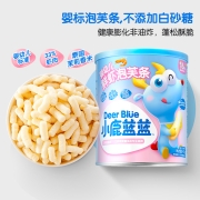 小鹿蓝蓝婴幼儿泡芙条鲜虾味 6月宝宝零食手指泡芙辅食条 42g