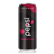 百事可乐 无糖 Pepsi 树莓味 碳酸饮料 汽水 细长罐 330ml*24罐 饮料整箱  百事出品