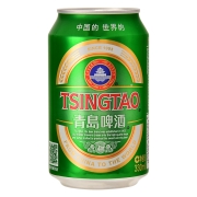 青岛啤酒（Tsingtao）经典11度330ml*24听 整箱装 口感醇厚（新老包装随机发放）