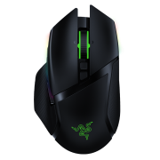 PLUS会员：RAZER 雷蛇 巴塞利斯蛇终极版 2.4G HYPERSPEED 双模无线鼠标 20000DPI RGB 黑色