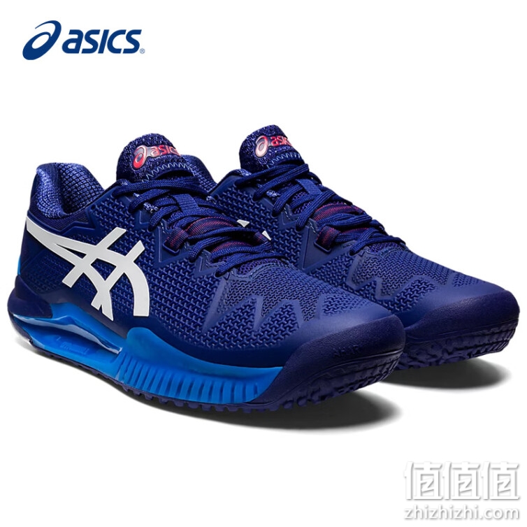 亚瑟士Asics网球鞋GEL-RESOLUTION 8专业运动鞋透气休闲鞋跑步鞋1041A079-405 40