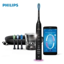 飞利浦（PHILIPS）电动牙刷蓝牙版成人声波震动钻石系列(刷头*4+旅行盒+充电玻璃杯) HX9924/12