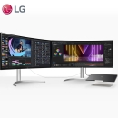 LG 39.7英寸曲面屏幕 准5K显示器 Nano IPS三代面板 硬件校准 5K菊花链 内置音箱 雷电4反向充电96W 设计师 40WP95C