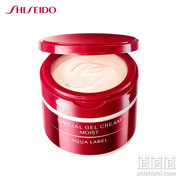 资生堂(Shiseido) 水之印五合一高保湿面霜90g/盒胶原弹力紧致保湿补水不油腻红罐