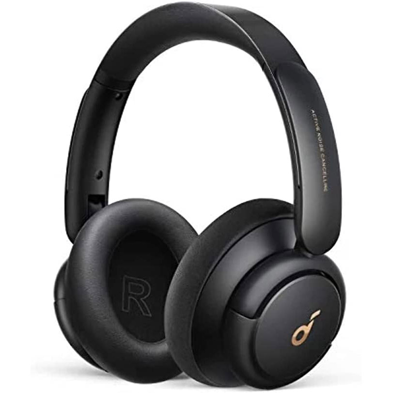 Soundcore by Anker Life Q30 蓝牙耳机,混合主动噪音隔离,个性化模式,高分辨率声音,应用程序中的 EQ,40 小时电池,舒适支撑,连接2 个设备(黑色)