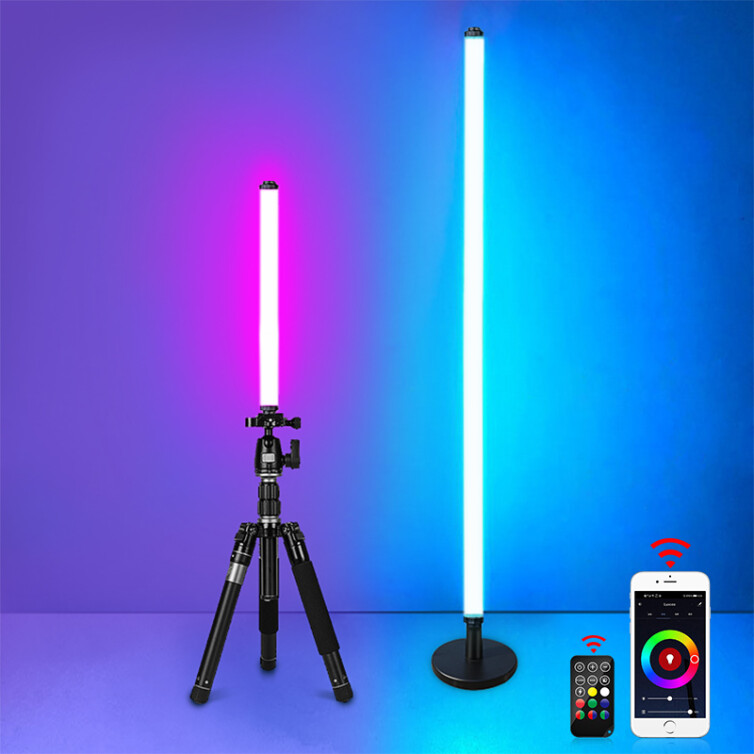 LUXCEO乐士欧P7RGB Pro摄影灯手持补光棒智能app遥控拍照灯影棚LED防水补光灯下打光灯RGB全彩魔光棒