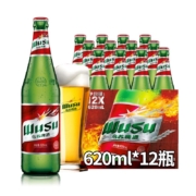 乌苏啤酒（wusu）大红乌苏  620ml*12瓶 整箱装