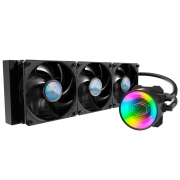 酷冷至尊(CoolerMaster)海魔360ARGB CPU水冷散热器(支持多平台/无限镜水冷头/双腔水泵/120风扇/电脑组件)