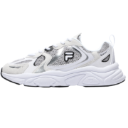 双11预售：FILA FUSION斐乐 男款跑步鞋 银灰色-WA-【MARS DX Ⅱ】 41
