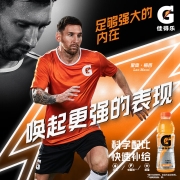 佳得乐 GATORADE 橙味 功能运动饮料整箱 600ml*15瓶 跑步健身 百事出品