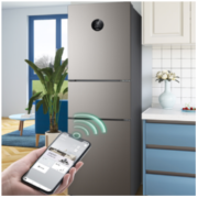 Midea 美的 [年度新品]美的(Midea)247升 家用三门冰箱风冷无霜电脑控温中门宽幅变温一级能效 BCD-247WTPZM(E)