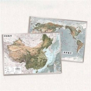 北斗 3d立体凹凸地图 中国+世界地形图