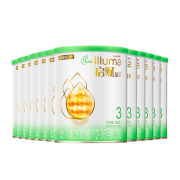 PLUS会员：illuma 启赋 婴儿有机奶粉 3段 400g*12罐