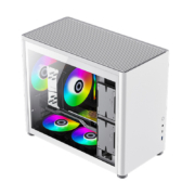 游戏帝国（GAMEMAX）Spark火种纯白13代CPU模块空间垂直风道电脑机箱RTX4090显卡(itx/matx/双玻璃/240水冷)