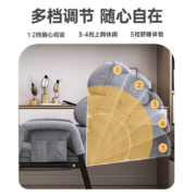 泉枫 电脑椅 懒人沙发椅子家用老板椅游戏椅学生学习舒适可躺办公椅书房宿舍小户型电竞椅可调靠背 N6263-01-灰色懒人沙发