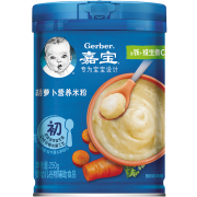 PLUS会员：Gerber 嘉宝 婴儿辅食高铁米粉 250g