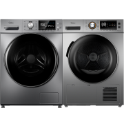 20日20点、预售：Midea 美的 MG100VT55DY+MH90-H03Y 洗烘套装 10公斤+9公斤