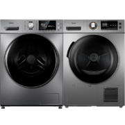 双11预售：Midea 美的 MG100VT55DY+MH90-H03Y 洗烘套装 10公斤+9公斤
