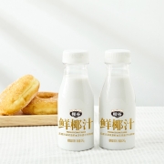 椰谷 鲜椰汁245g*10瓶整箱鲜榨椰子汁海南生榨椰奶椰子水瓶装饮品 椰谷鲜椰汁245ml*10瓶