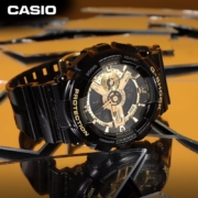卡西欧（CASIO）手表 G-SHOCK  魔金双显 男士防水运动手表石英表 GA-110GB-1APRSN