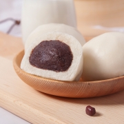 安井 红豆包 1kg 1袋 约33个 广式早茶点心 加热即食冷冻豆沙包子 儿童早餐 速食家庭装面点
