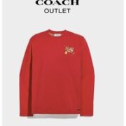 COACH 蔻驰 男士休闲印花长袖 C2423_RED-129657